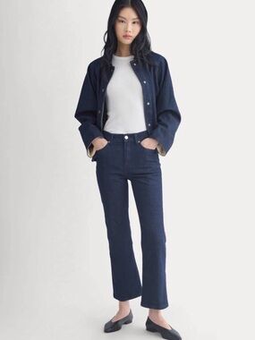 NWT Everlane High Rise Kick Flare Jeans, Size 27